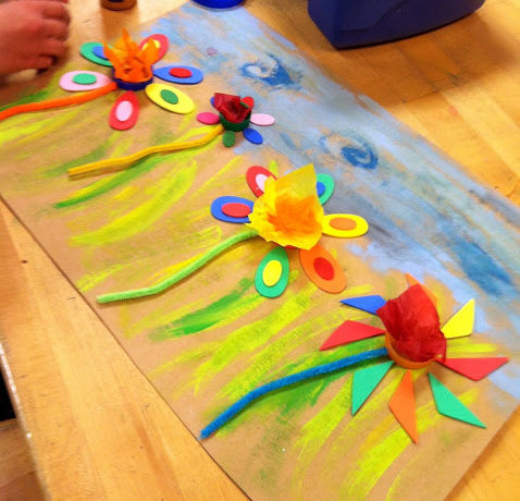 Art Club – Painted Paper Art