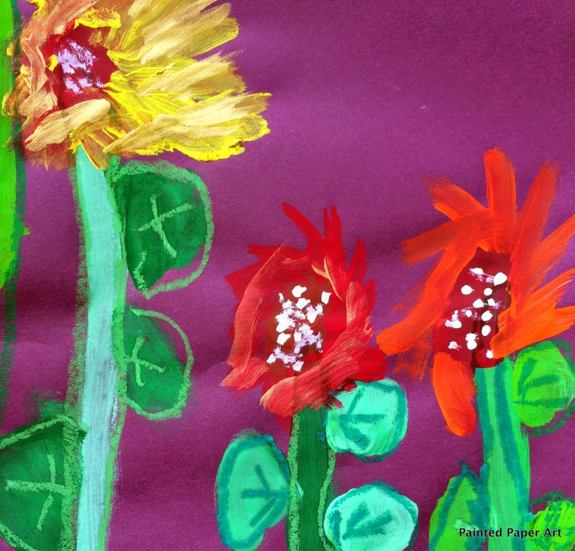 Monet’s Garden Flowers – Painted Paper Art