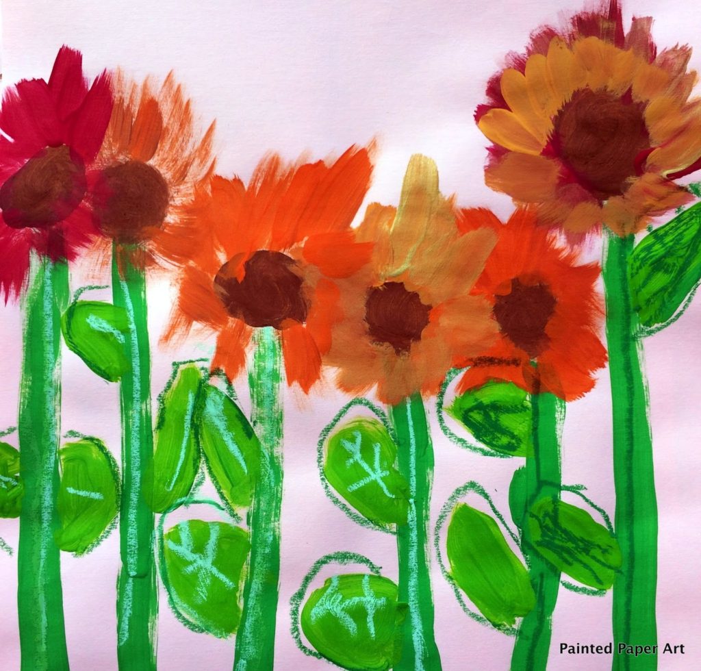 Monet’s Garden Flowers – Painted Paper Art