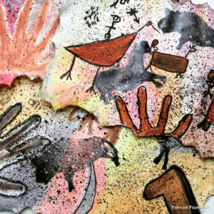 Cave Art Paintings – Painted Paper Art