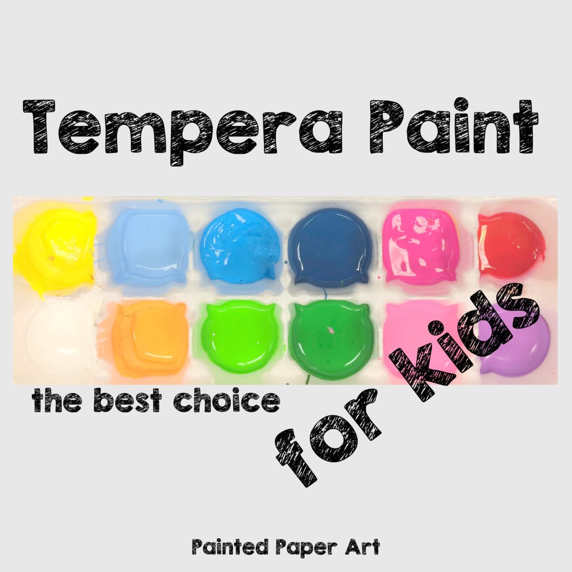 Tempera Paints For Kids Painted Paper Art