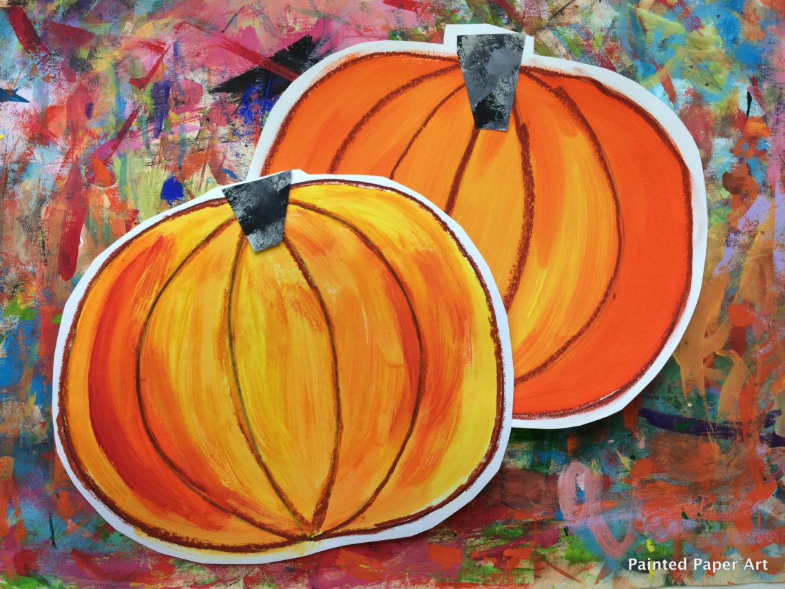 The Pumpkin Patch – Painted Paper Art