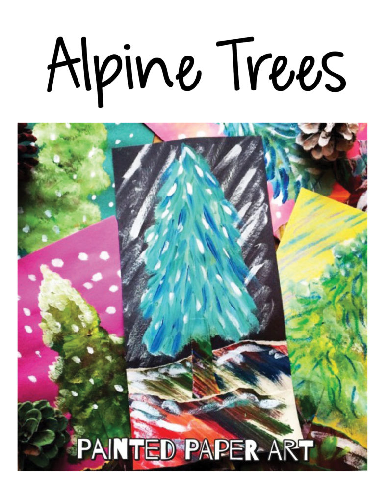 Alpine Trees -Vol. 2 – Painted Paper Art