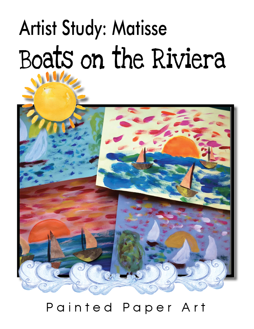 Matisse: Boats on the Riviera – Painted Paper Art