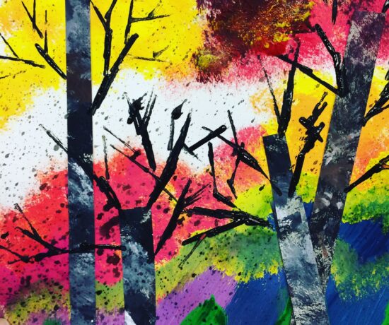 Fall – Painted Paper Art